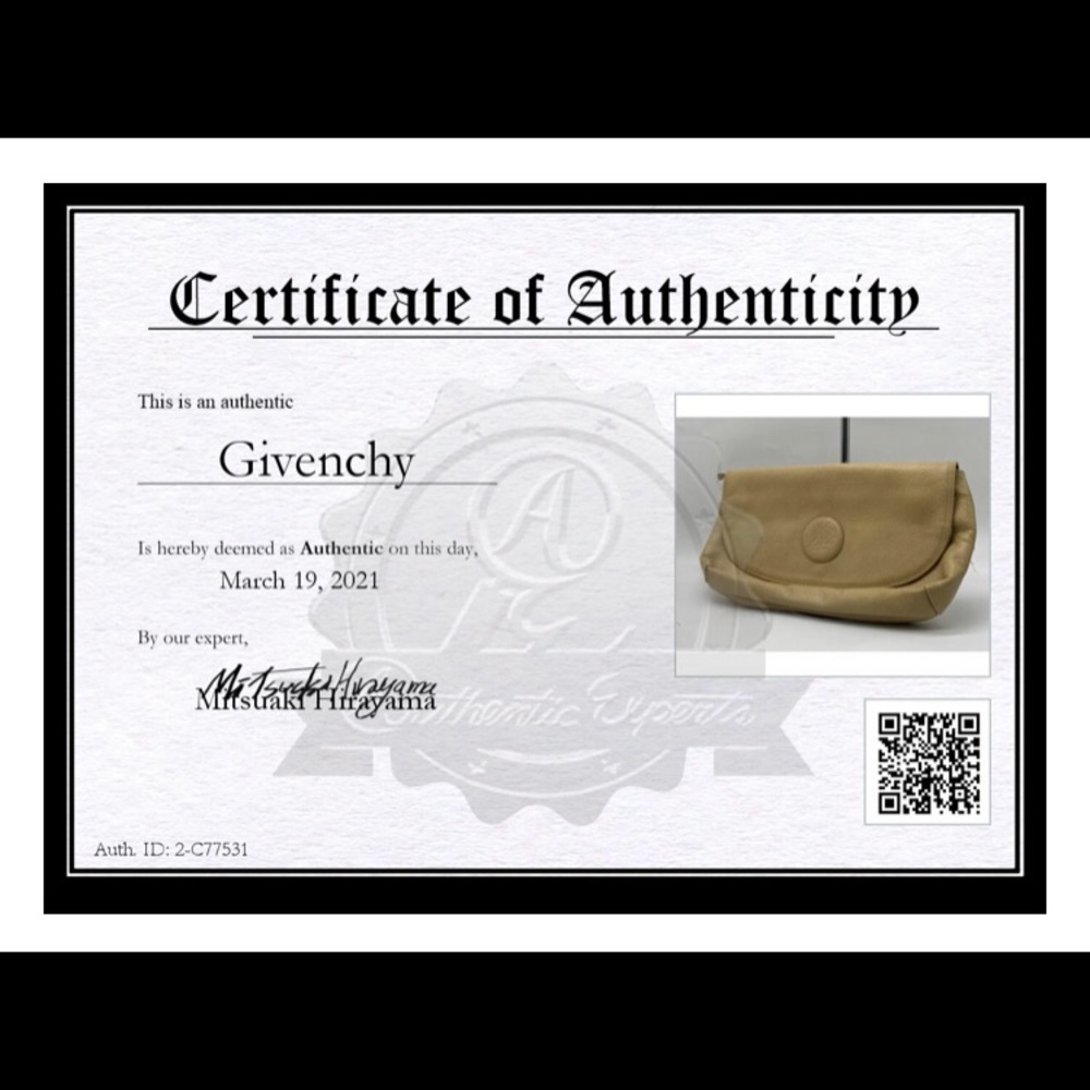 Givenchy leather clutch